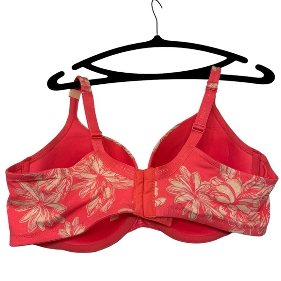 Cacique Cotton Boost Plunge Bra 44 DD - Picture 5 of 9